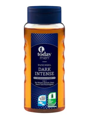 Today Men Duschgel 3in1 Dark Intense 300ml x8
