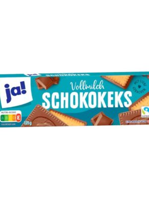 Ja! Vollmich schokokeks 125g x12
