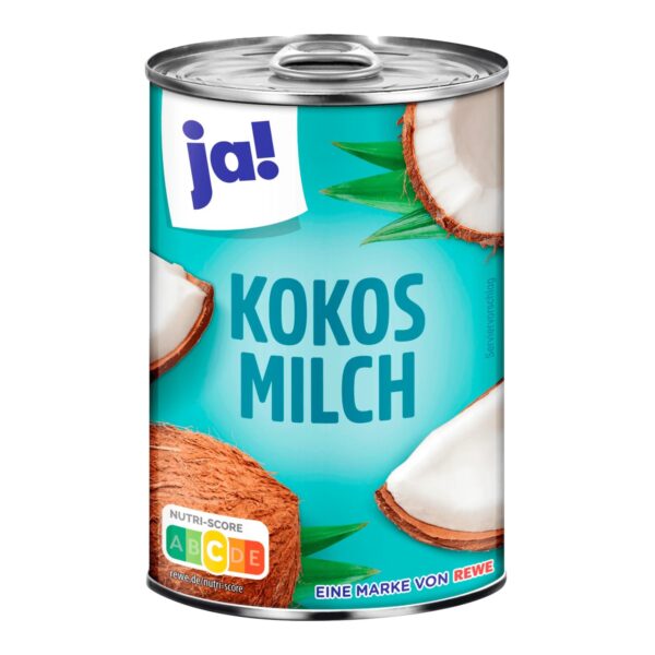 ja! Rewe Kokos Milch 400g x12