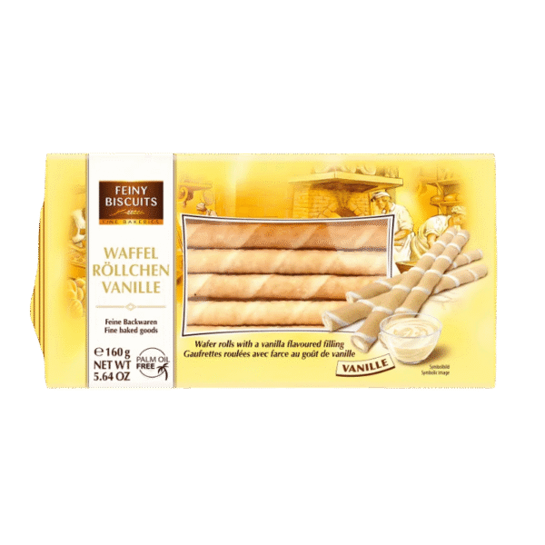 Biscuits roulés Vanille 160g x22