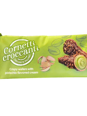 CORNETTI CROCCANTI PISTACHO 100G x24