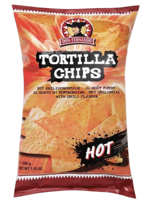 Chips de Tortillas au mais au gout de piment 200g x22