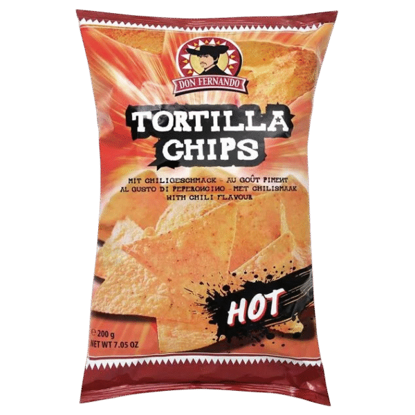 Chips de Tortillas au mais au gout de piment 200g-Photoroom Chips de Tortillas au mais au gout de piment 200g x22