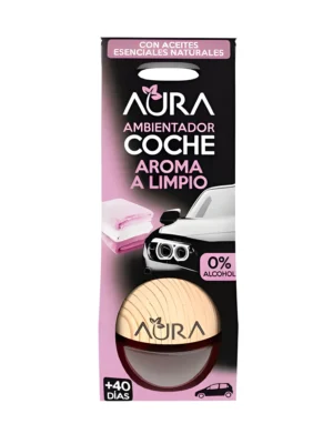 AURA Ambientador Coche Aroma a Limpio 5ml x15