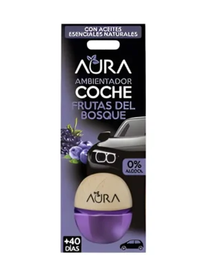 AURA Ambientador Coche Frutas Del Bosque 5ml x15