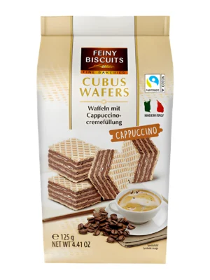 Cubus Wafers cappuccino 125g x12