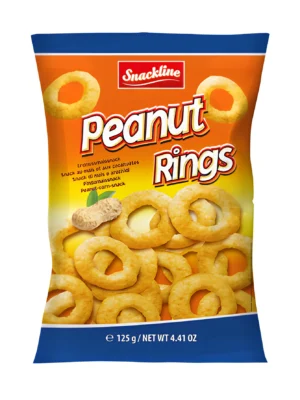 Snackline Peanut Rings 125g x20
