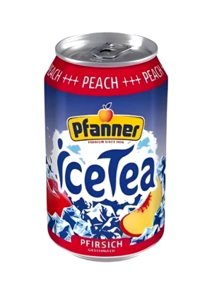 Thé glacé Pfanner pêche 0,33l x24