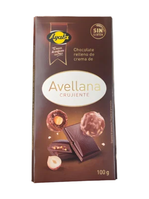 Ayala Chocolate Avellana Crujiente 100g x20