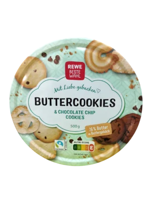 Rewe Beste Wahl Danish Cookies 500g x12