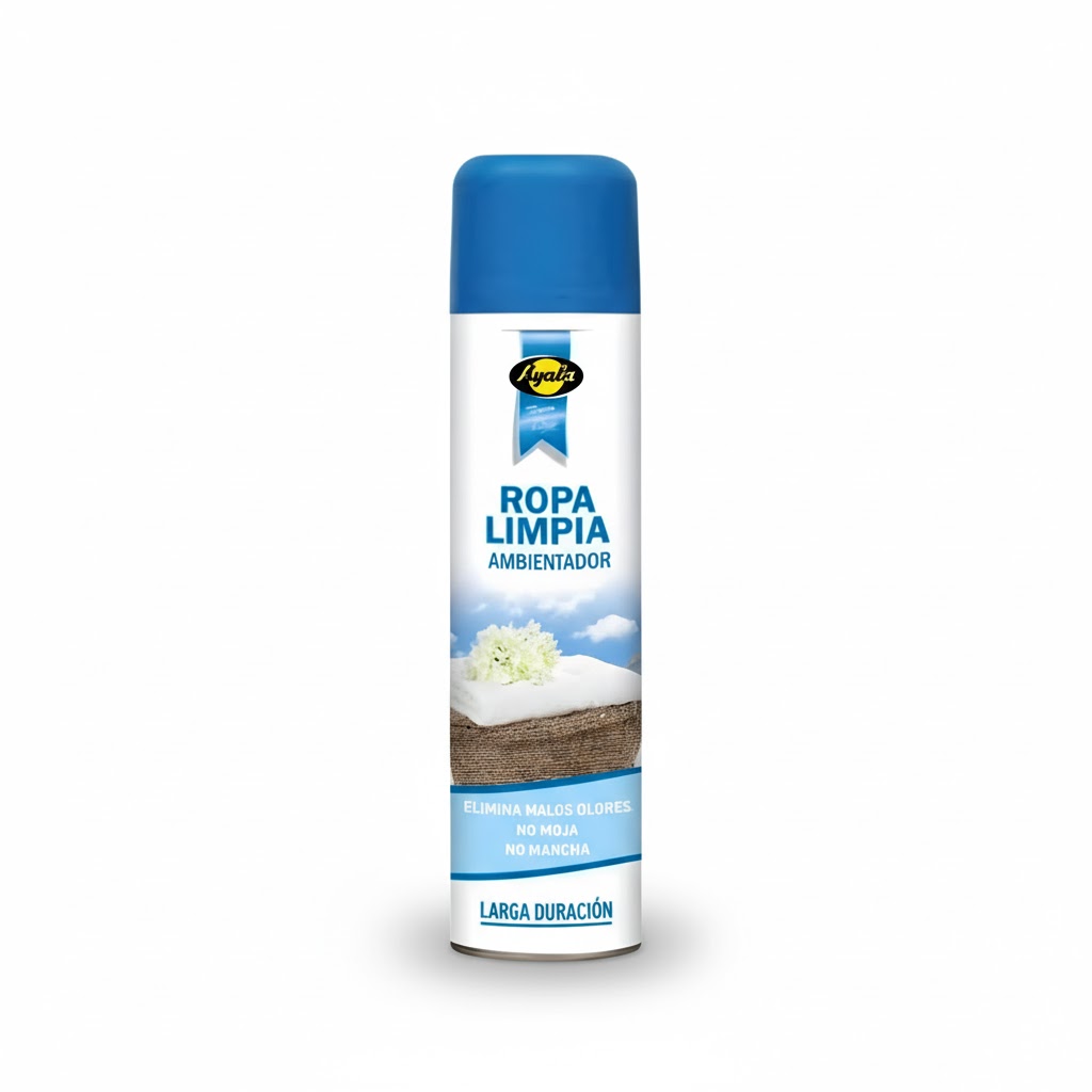 AMBIENTADOR AYALA ROPA LIMPIA 300ml x8 2 AMBIENTADOR AYALA ROPA LIMPIA 300ml x8 – Image 1