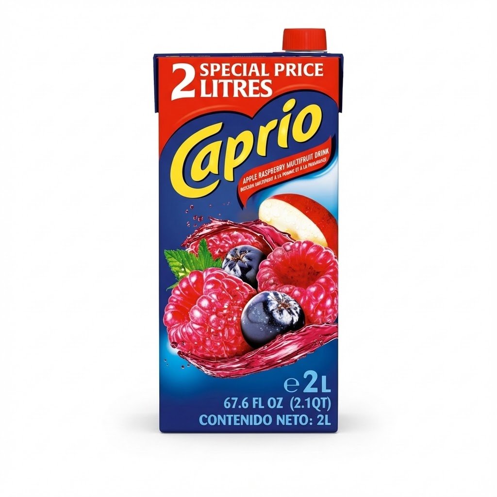 Boisson CAPRIO-Raspberry 2L (1) Boisson CAPRIO Raspberry 2L – Image 1