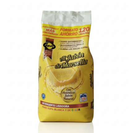 DETERGENT AYALA MARSELLA SACO 120 CAC 9.6KG