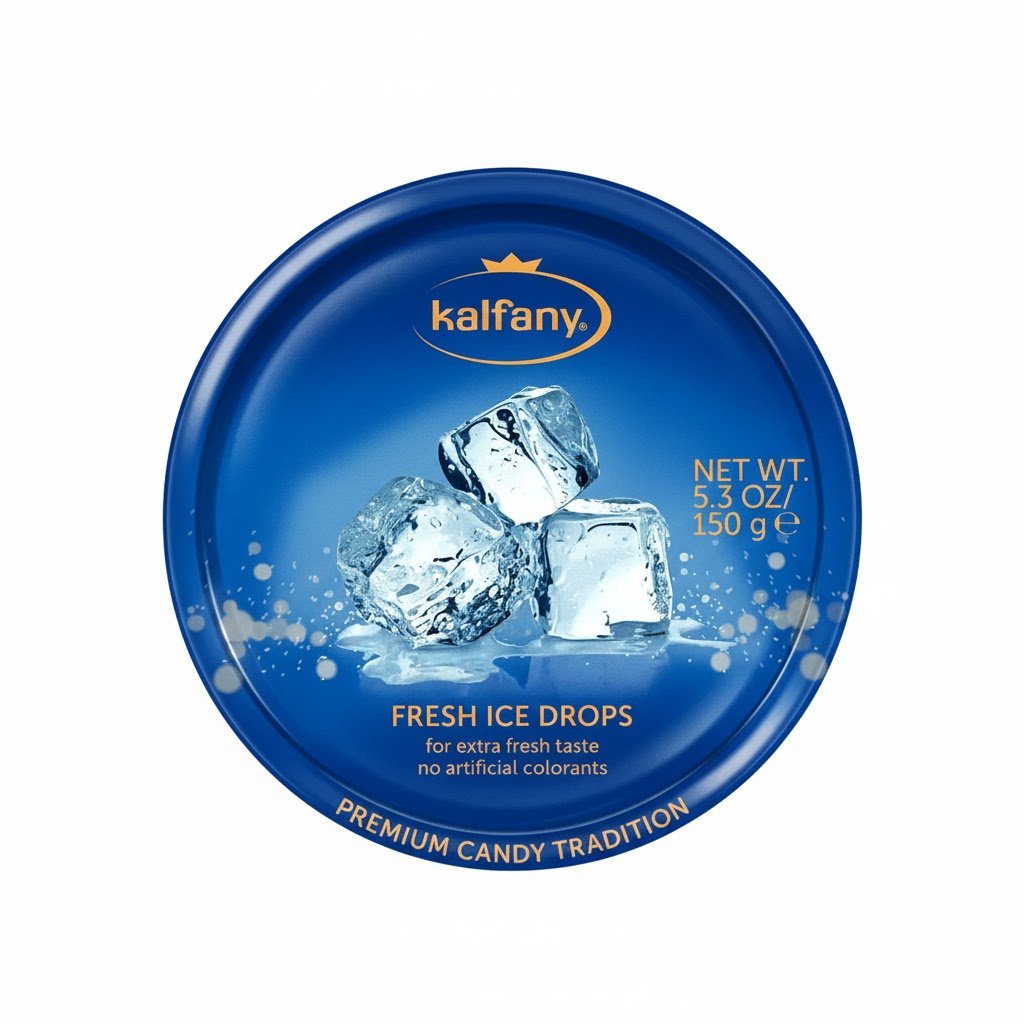 Kalfany Bonbon Frech Ice Drops 150g (1) Kalfany Bonbon Frech Ice Drops 150g – Image 1