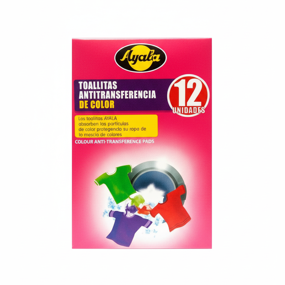 TOALLITAS ANTITRANSFERENCIA DE COLOR 12 TOALLITAS ANTITRANSFERENCIA DE COLOR 12 – Image 1