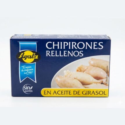 Ayala Chipirones Rellenos En  Aceite De Girasol 72gx50