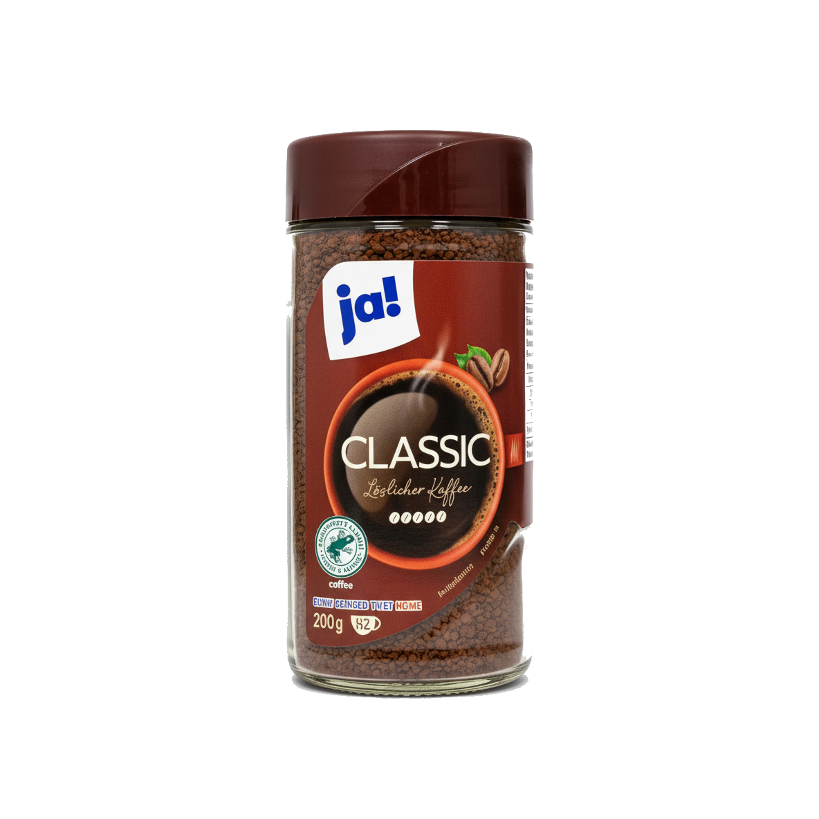 Café soluble JA! Classic 200g Café soluble Ja! Classic 200g – Image 1