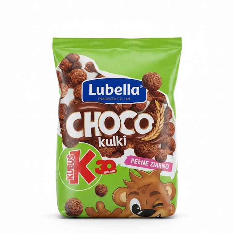 Céréales Lubella Kulki Choco balls 250g (2) Céréales Lubella Kulki Billes de Chocolat 250g – Image 1