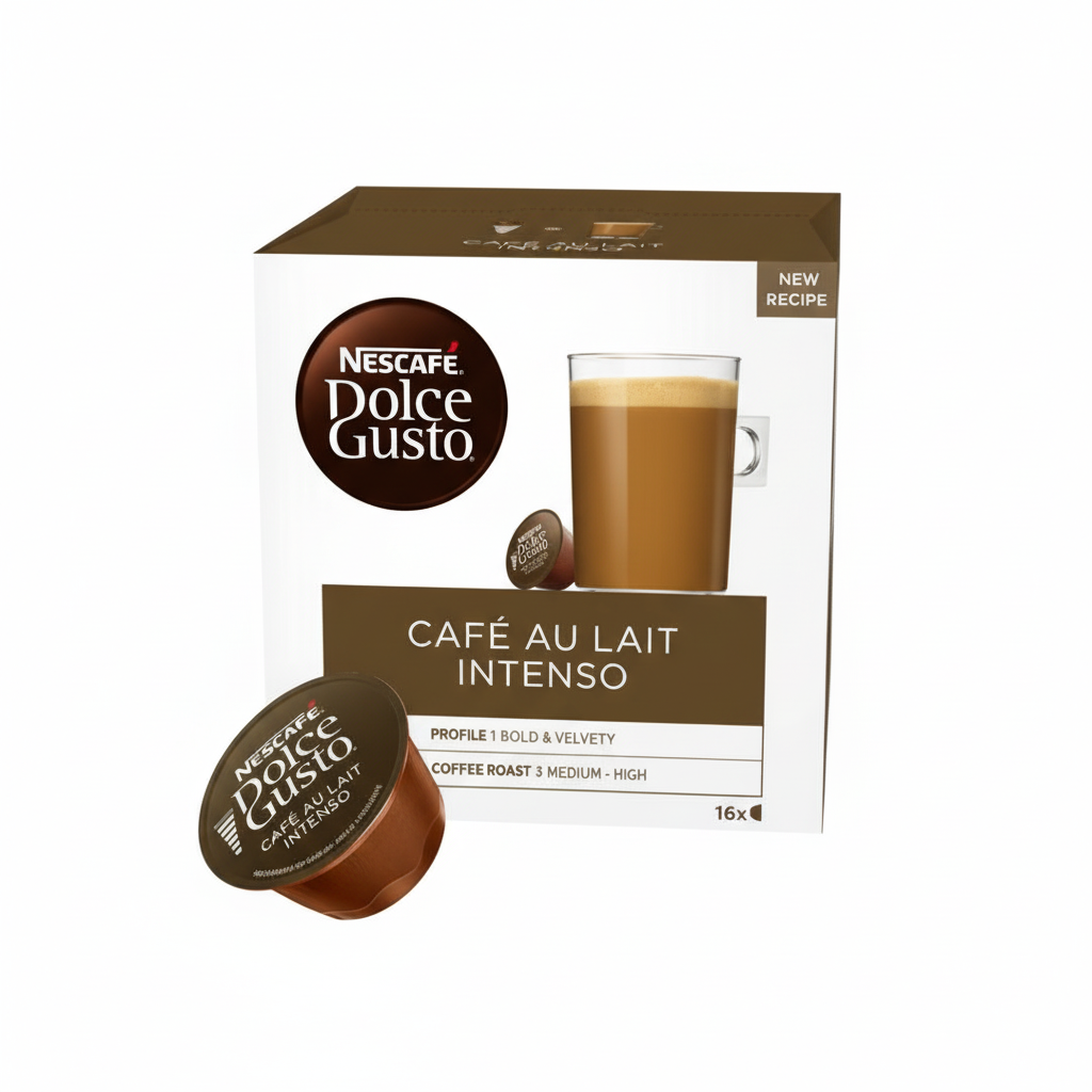 Dolce Gusto CAFE AU LAIT INTENSO 16CAP Dolce Gusto Cafe Au Lait Intenso 16cap – Image 1