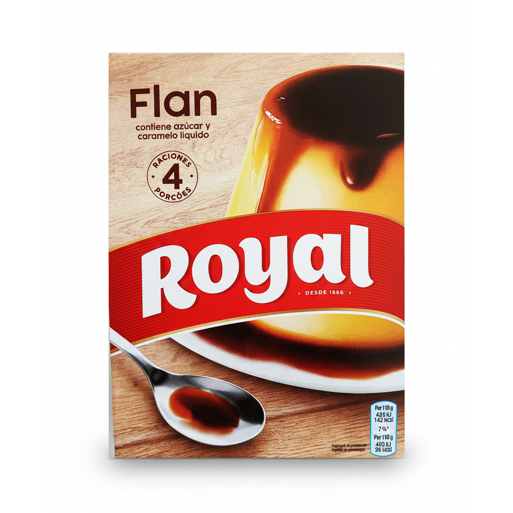 FLAN ROYAL 4 R 93G FLAN ROYAL 4 PORTIONS 93 g – Image 1