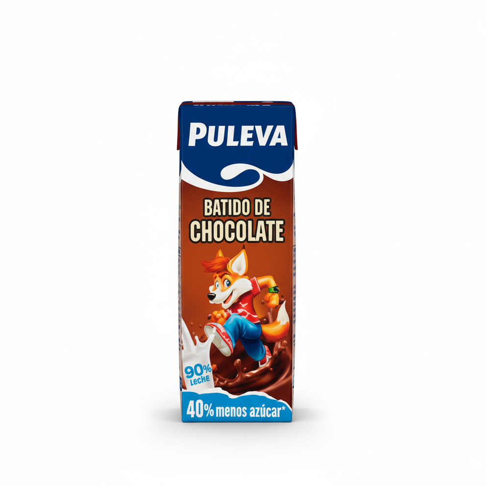 PULEVA BATIDO CACAO PACK 6x200ML (1) Puleva Boisson Lactée au Cacao 200ml x 6 – Image 1