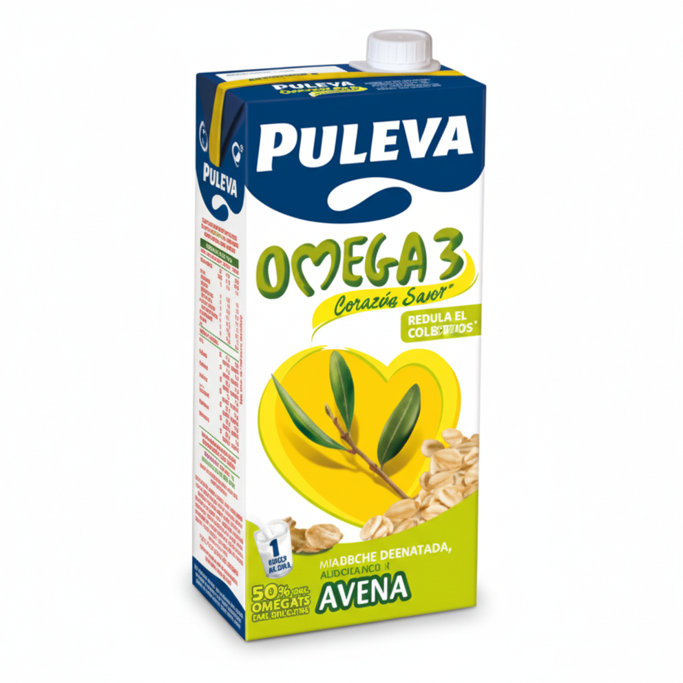PULEVA omega 3 Avena 1L (1) Puleva Oméga 3 à l'Avoine 1L – Image 1