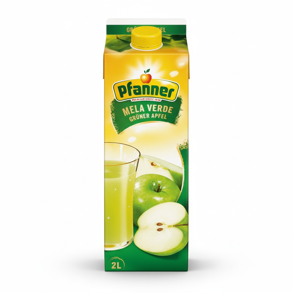 Pfanner Boisson à la Pomme verte 40% 2L Pfanner Boisson à la Pomme Verte 40% 2L – Image 1