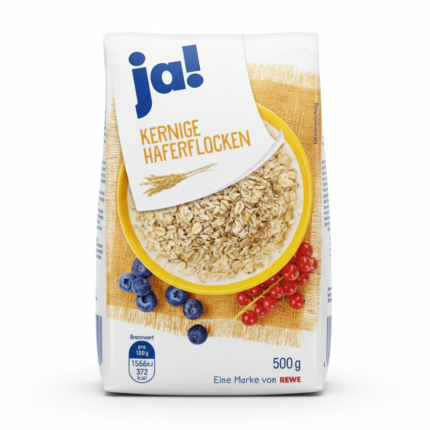 Ja! Flocons d'Avoine Entiers (Kernige) 500g x 10