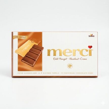 MERCI Chocolat Noisettes et Crème 100g x15