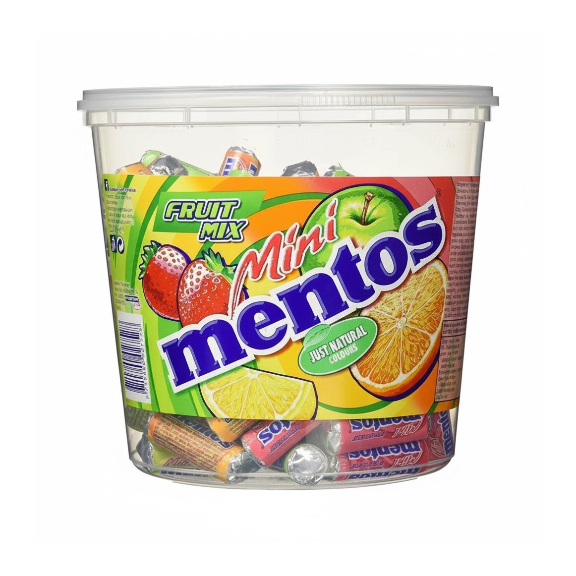 Mini Mentos Fruit Mix 1260g (1) Mini Mentos Mélange de Fruits 1260 g – Image 1