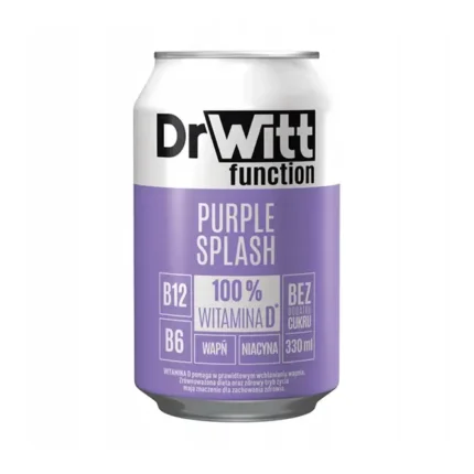 Dr Witt Boisson Purple Splash 330ml x12