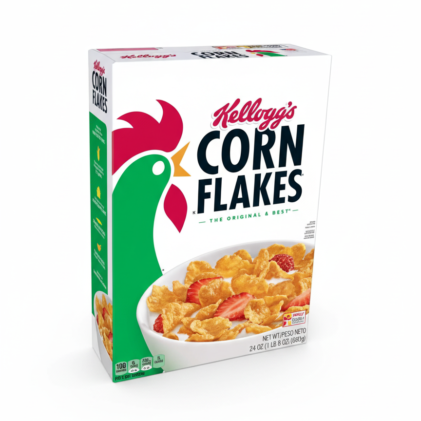 Kellogs Corn Flaks 375gx12 Corn Flakes Kellogg's 375g x12 – Image 1