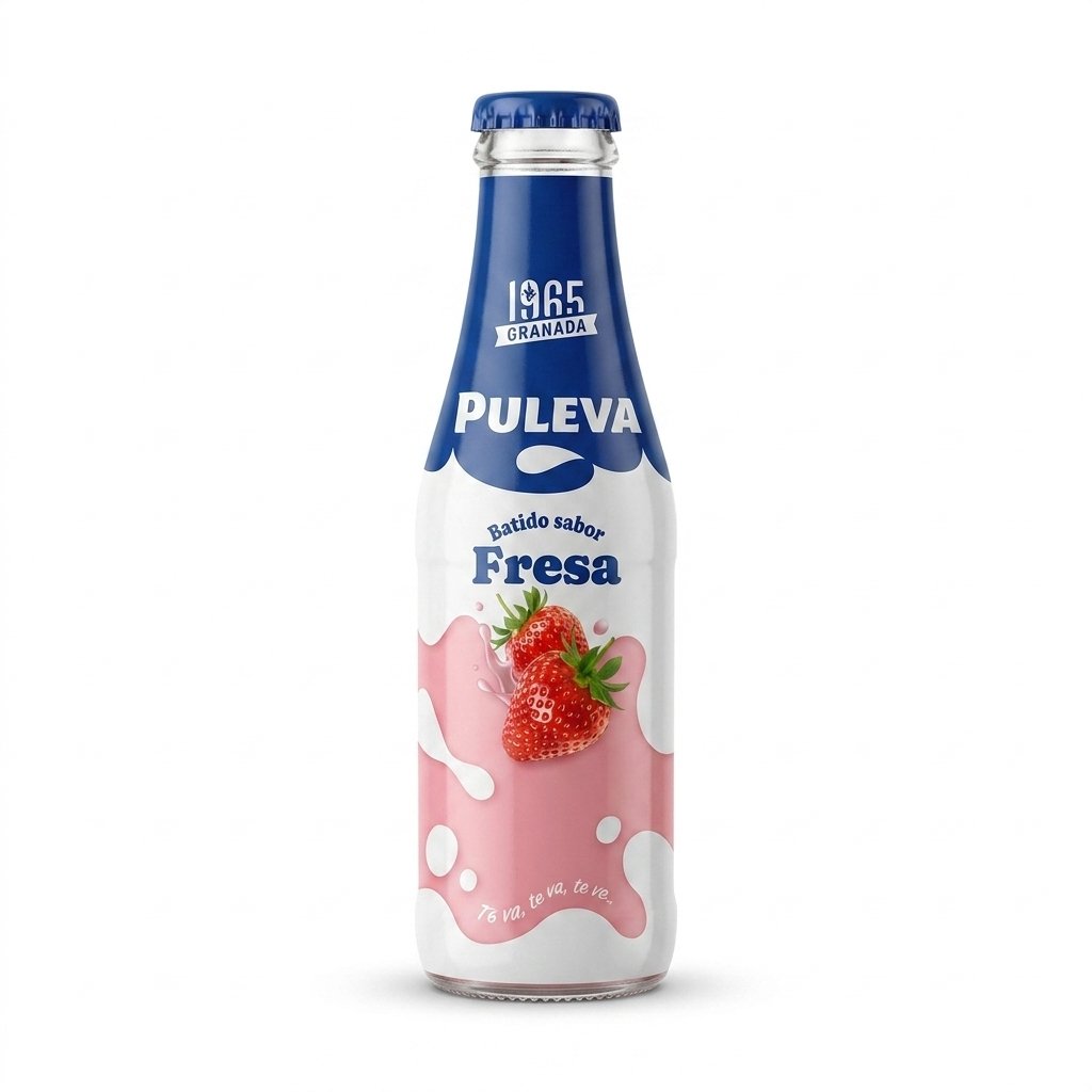 Puleva Boisson Lactée à la Fraise 200 ml