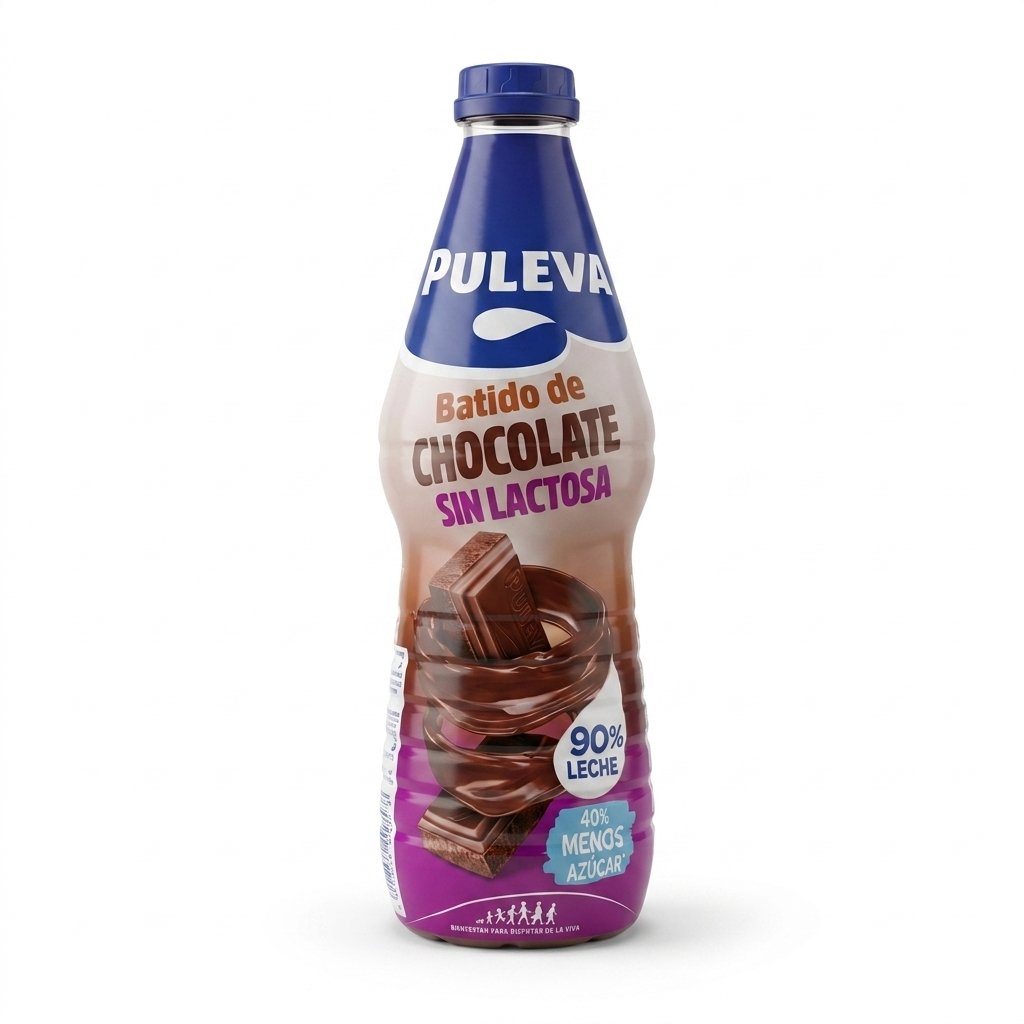 Puleva Boisson Lactée au Cacao Sans Lactose 1L x6
