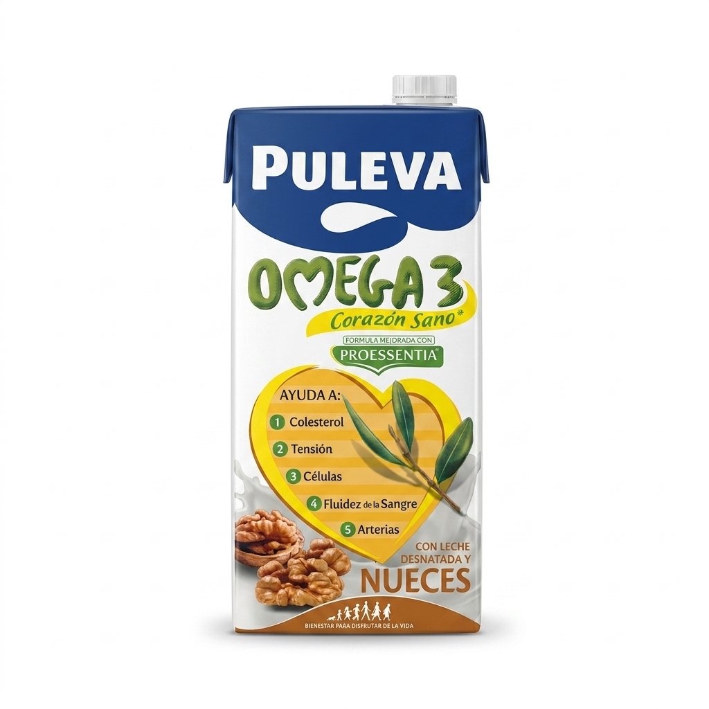 Puleva Lait Oméga 3 aux Noix 1L