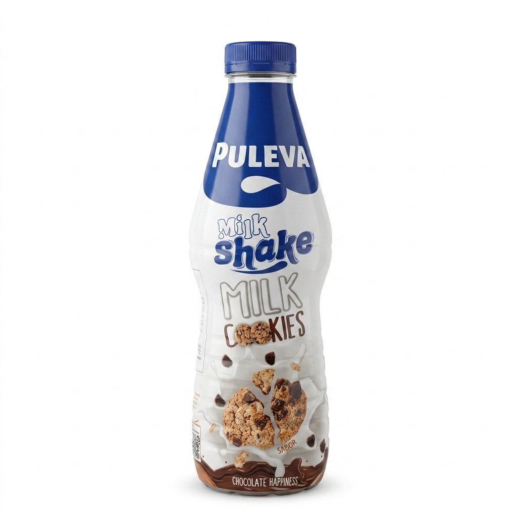 Puleva Milkshake Milk & Cookies 1L Boisson Lactée Gourmande